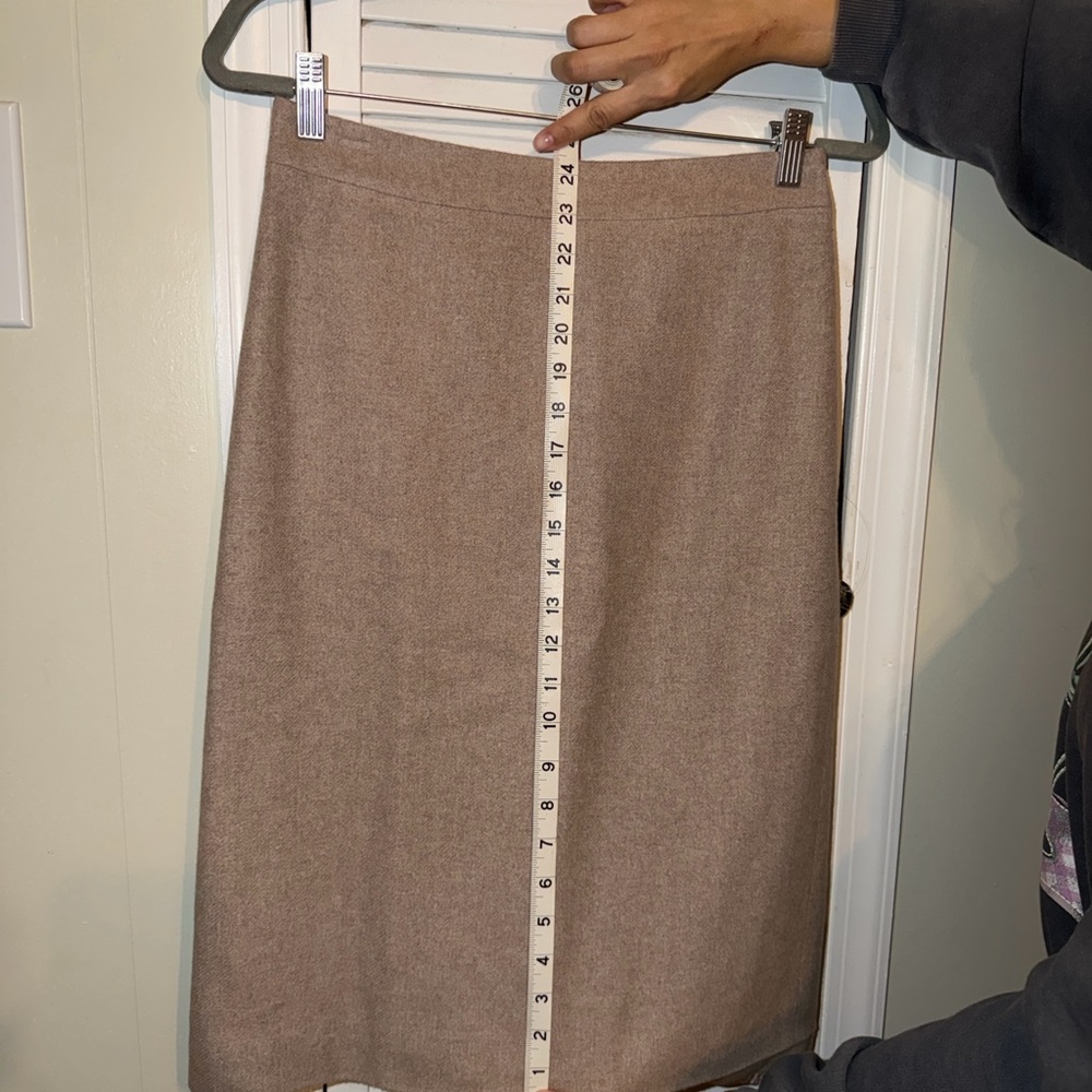 J. Crew Women's Tan Pencil Skirt